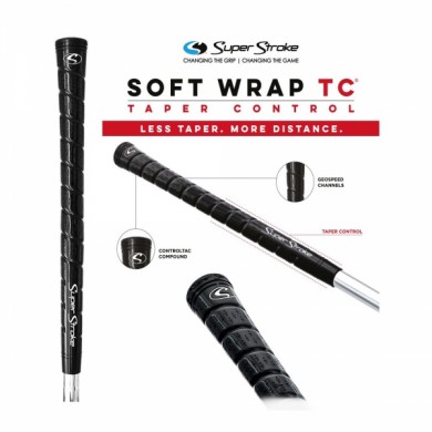 Super Stroke club grips Soft Wrap TC Standard Black