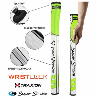 Super Stroke TRAXION Wrist Lock Green/White