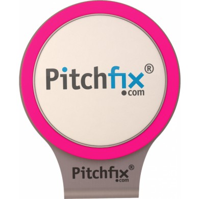 Pitchfix markovátko - klip na čepici 25 mm Fluor Pink