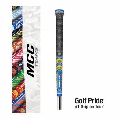 Golf Pride TEAMS Multicompound grip - MIDSIZE - Modrá/Žlutá