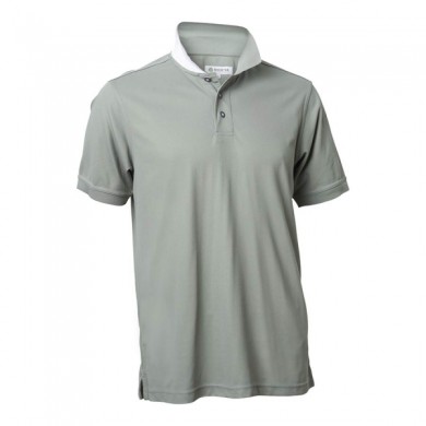 BACKTEE Mens Quick Dry Perf. Polo,Agave green