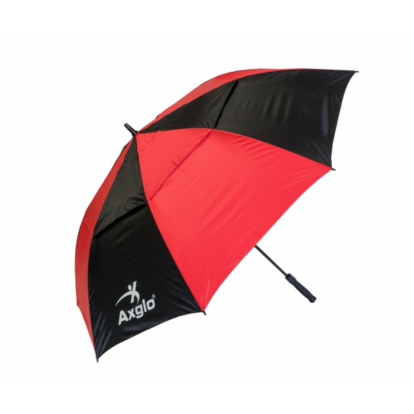 AXGLO Tri-360 V2 golfový deštník Auto Open 68"  Red / Black