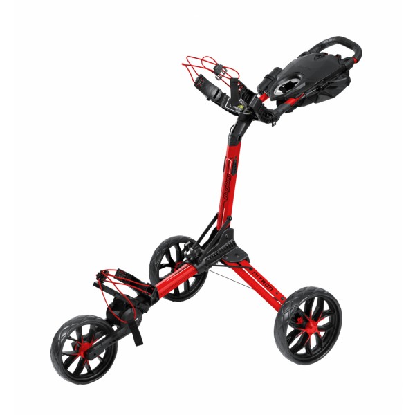 Bag Boy Nitron Ruční tříkolový golfový vozík Red / Black