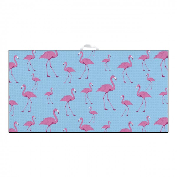 Golfový ručník DEVANT ultimate microfiber, Flamingos