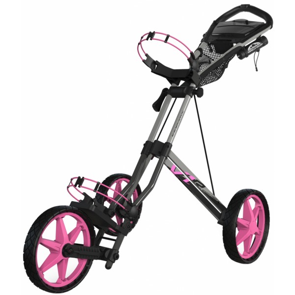 Sun Mountain tříkolový vozík SPEED CART V1R Grey/Pink