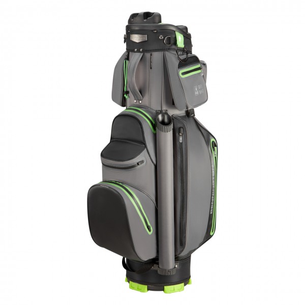Bennington Cart Bag SELECT 360° - Waterproof, Charcoal / Black / Lime