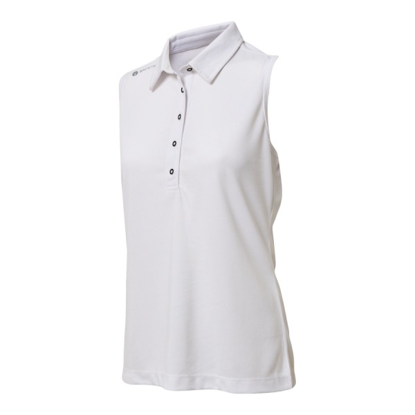 BACKTEE Ladies Performance Polo Top, White