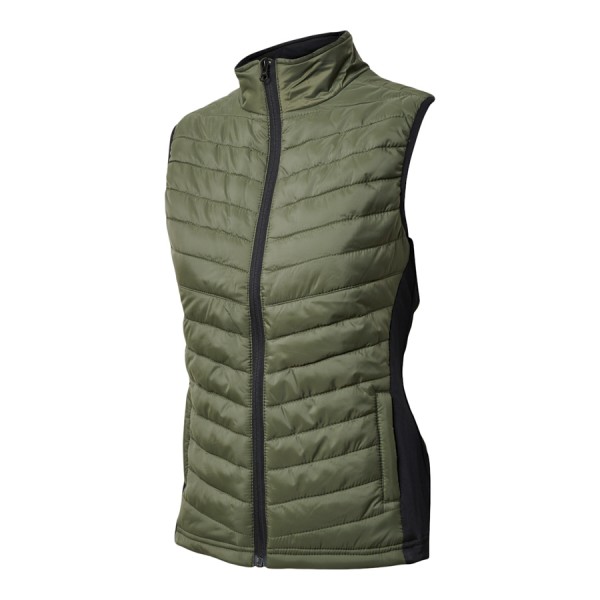 BACKTEE Ladies Light Thermal Vest, Green