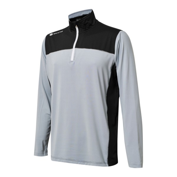 BACKTEE Mens Performance Baselayer, Silver