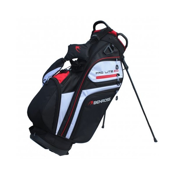 Benross Golf Cart Bag 2.0 Black/White/Red