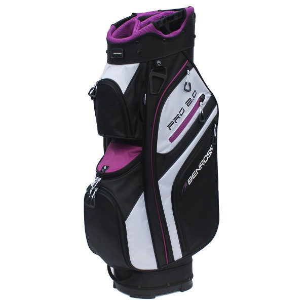 Benross Golf Dámský Cart Bag Protec 2.0 Black/White/Purple