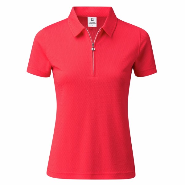 Daily Sports Dámské golfové polo tričko Peoria s krátkým rukávem, Červené