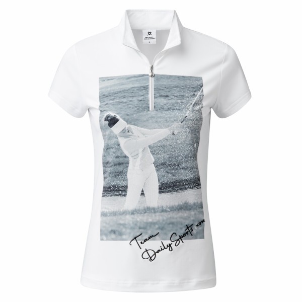 Daily Sports Dámské golfové polo tričko Molise s krátkým rukávem, Bílé