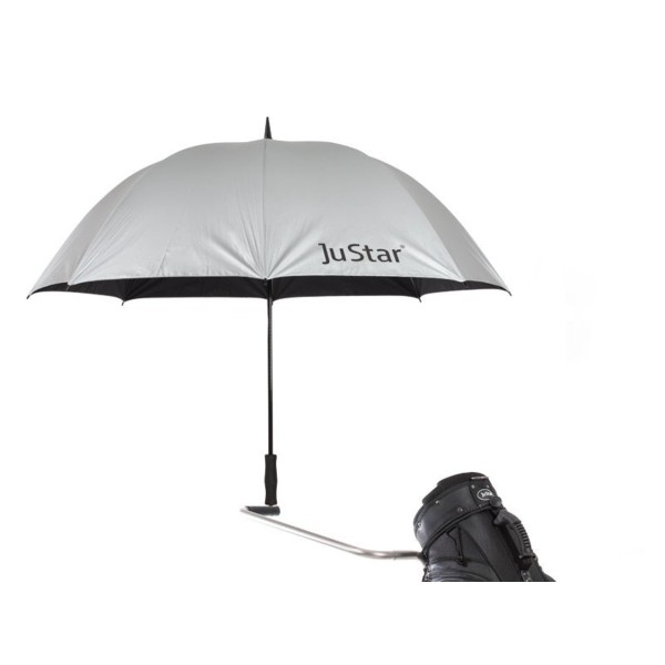 JuStar Golfový deštník, stříbrný