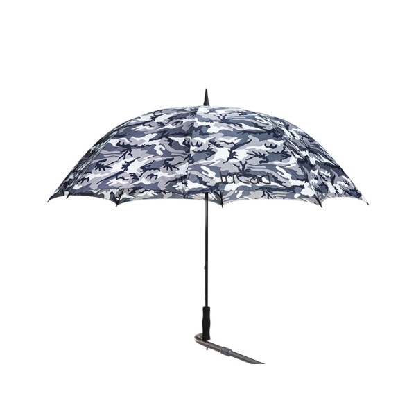 JuCad Golfový deštník s kolíkem, kamufláž/šedý