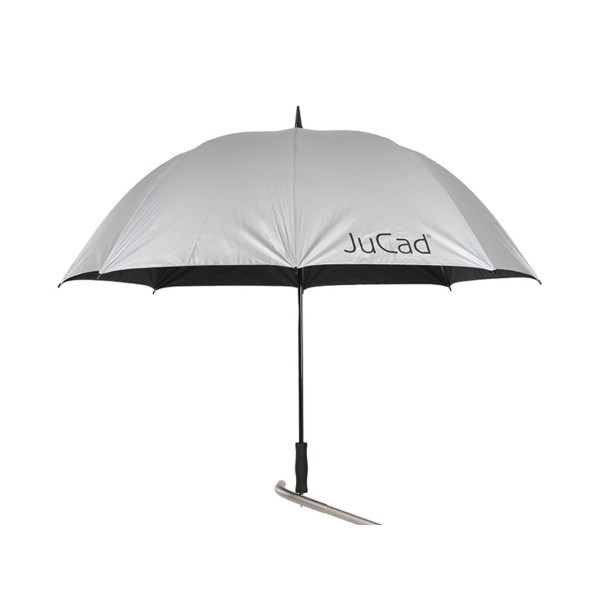 JuCad Golfový deštník s kolíkem, stříbrný (s UV ochranou)