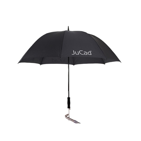 JuCad Teleskopický golfový deštník s kolíkem, černý