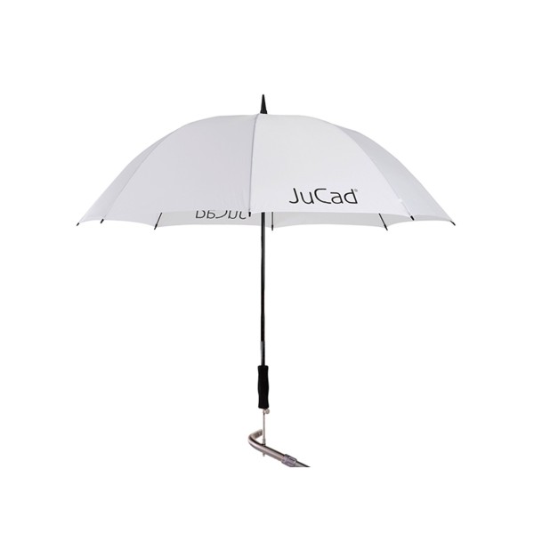 JuCad Teleskopický golfový deštník s kolíkem, bílý
