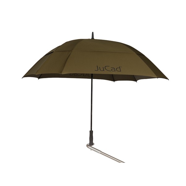 JuCad Teleskopický golfový deštník automatický s kolíkem, tmavě zelený