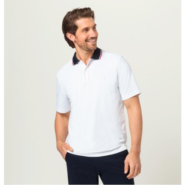 Golfino Pánské Golfové Polo tričko s UV ochranou, Bílé