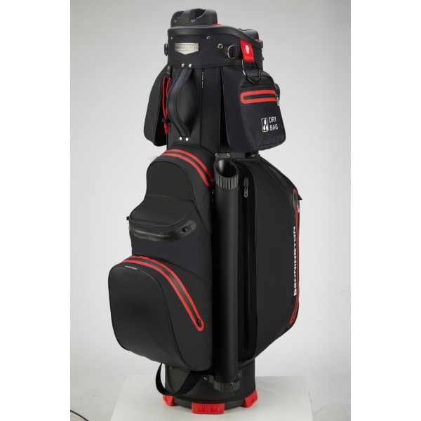 Bennington Cart Bag SELECT 360° - Waterproof, Black / Red