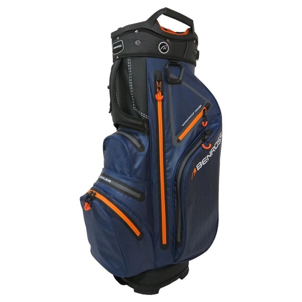 Benross Golf PRO-TEC 2.0 Nepromokavý Cart Bag Navy/Black/Orange