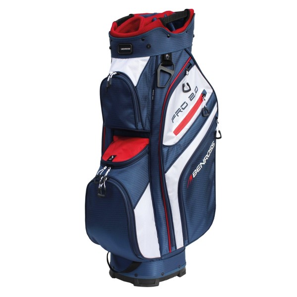 Benross Golf PRO-TEC 2.0 Nepromokavý Cart Bag Navy/red/white