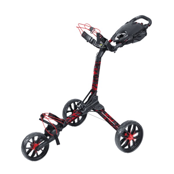 Ruční tříkolový golfový vozík Bag Boy Nitron LIMITED EDITION , Red Camo