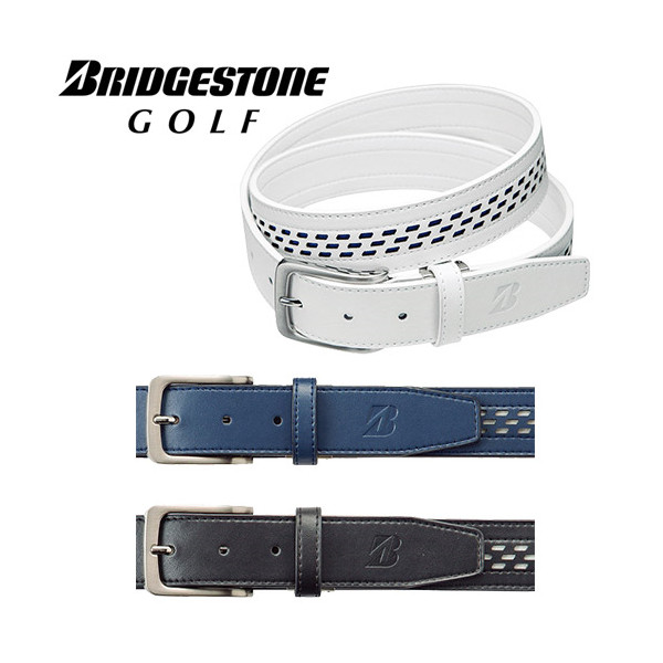 Bridgestone Golf Pánský Pásek BTG112, Tmavě Modrý