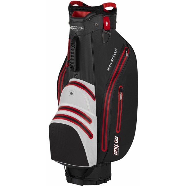 Bennington Cart Bag Dry 14+1 GO Waterproof  Black / White / Red