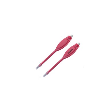 Plastová tužka s klipem a gumou s možností potisku, červená