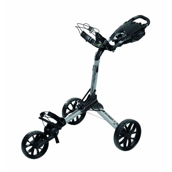 Bag Boy Nitron Ruční tříkolový golfový vozík Silver/black