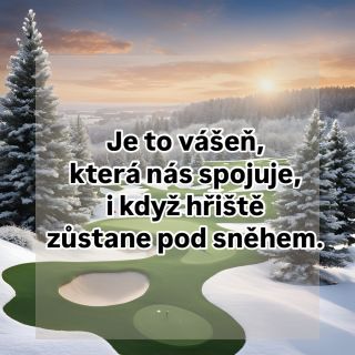 🎄 Vánoce jsou časem radosti a dárků, ale pro nás golfisty je to také čas na přípravu na novou sezónu. 🌿 Tento rok, darujte...